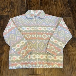 Vintage 90’s Alfred Dunner zip up fleece